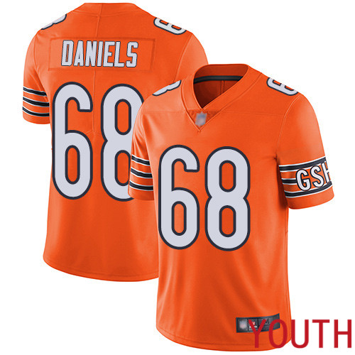 Chicago Bears Limited Orange Youth James Daniels Alternate Jersey NFL Football #68 Vapor Untouchable
